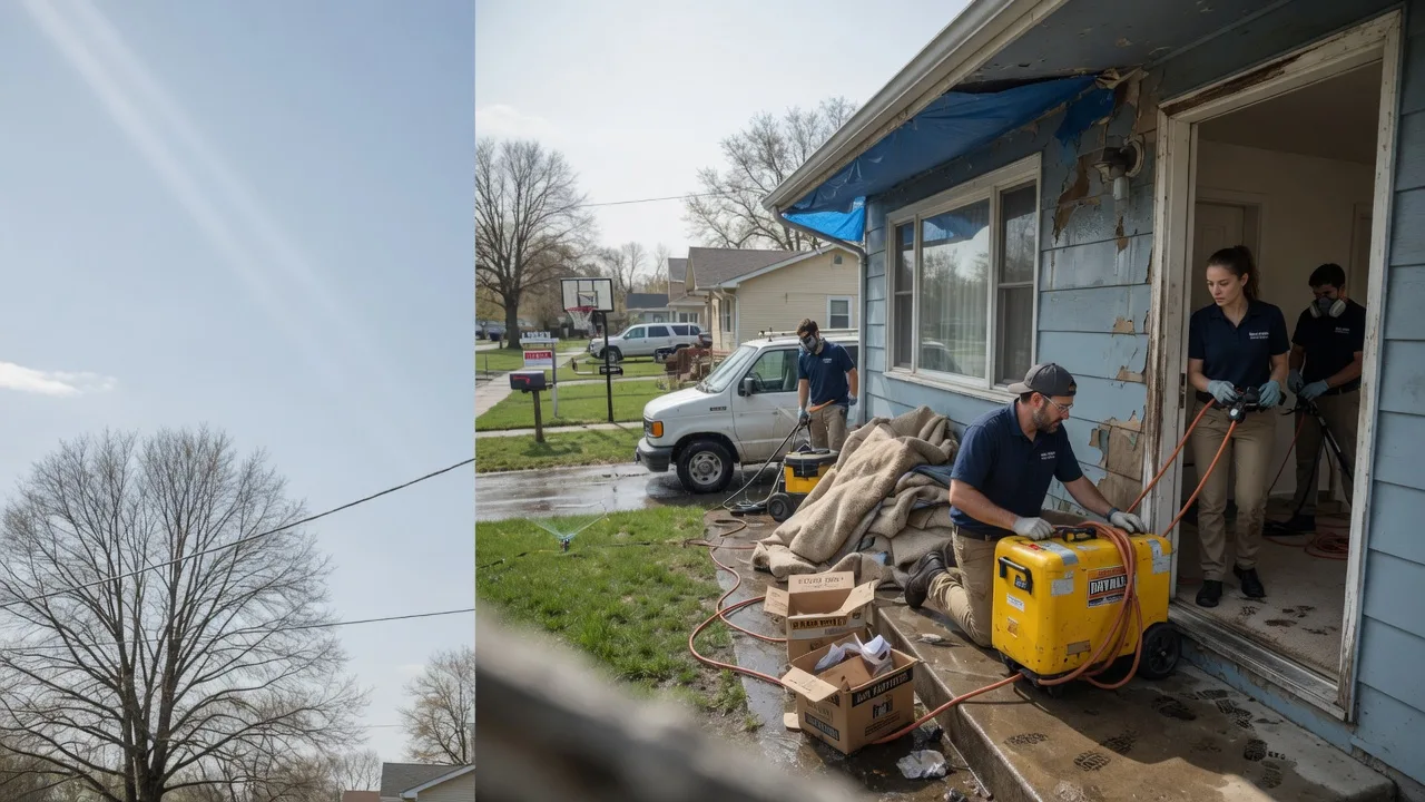 Basement Flood Cleanup in Advance, IN near me